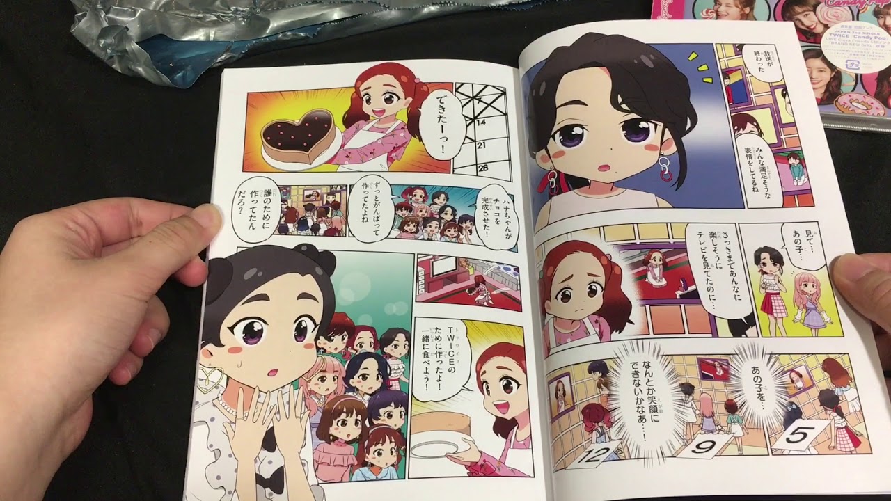 TWICE Candy Pop comic book + Candy pop normal edition unboxing