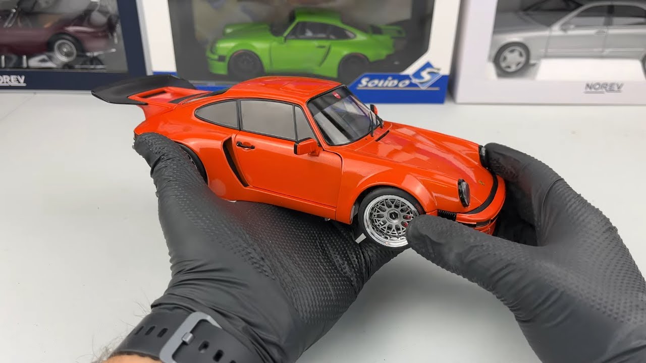 Porsche 911 964 KS-R Orange (2022) 1:18 Solido S1810501 – A Bold