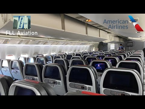 Trip Report: American Airlines Boeing 777-200ER: MAIN CABIN - YouTube