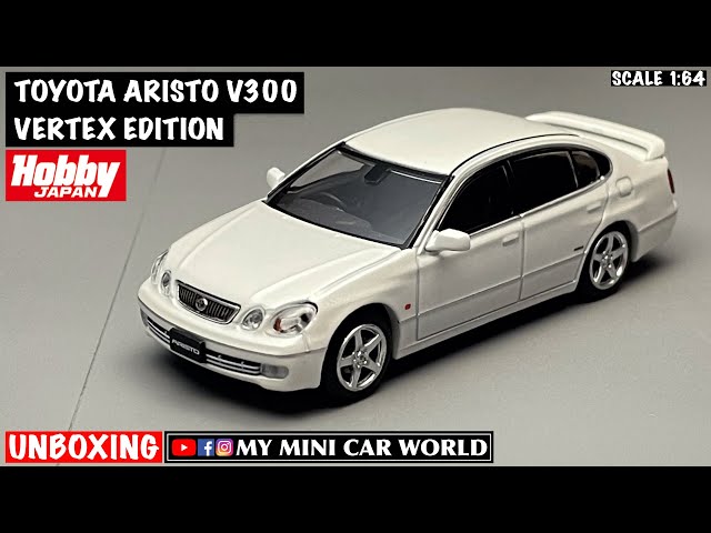 MY MINI CAR WORLD】UNBOXING HOBBY JAPAN 1/64 TOYOTA ARISTO V300