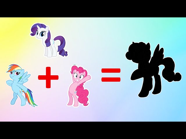 My Little Pony Fusion - Rainbow Dash, Rarity, Pinkie Pie. - YouTube