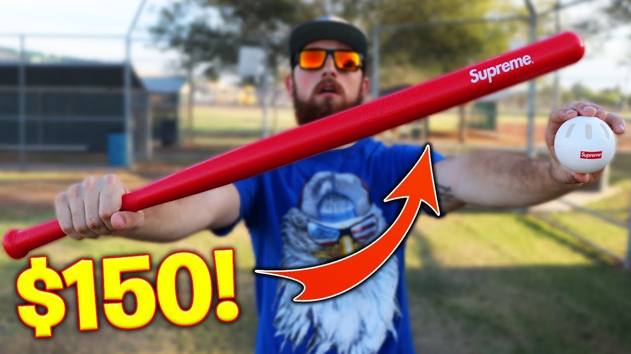 $150 Supreme Wiffle Ball Bat! Is It Worth It? IRL Baseball