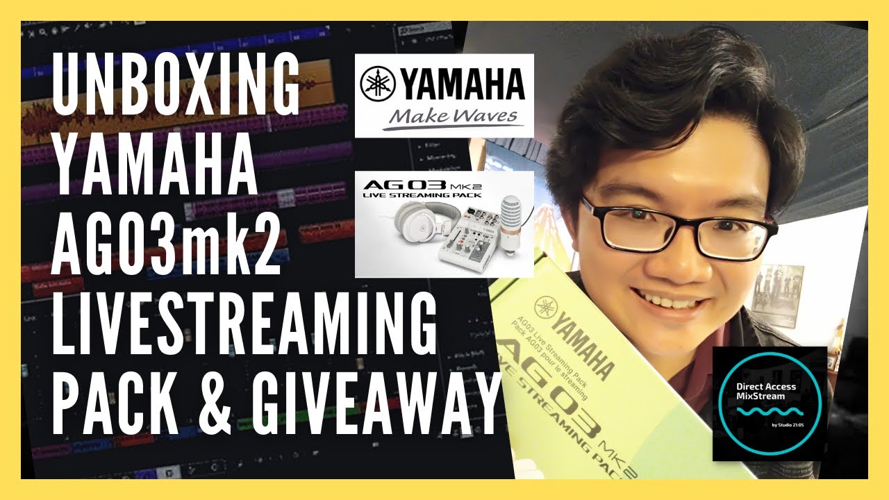 Unboxing Yamaha AG03mk2 Livestreaming Pack + Giveaway - YouTube
