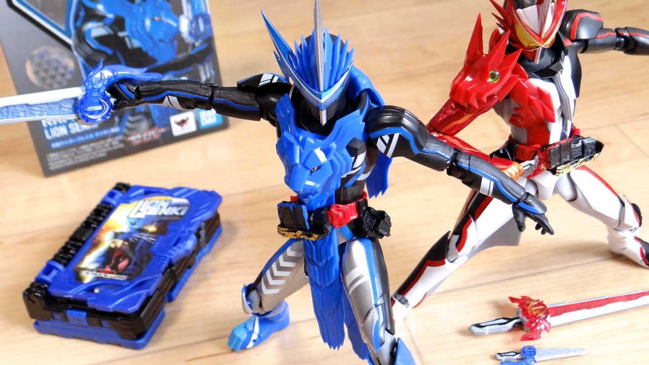 S.H.Figuarts Kamen Rider Blaze Lion Senki Review! The mini holy