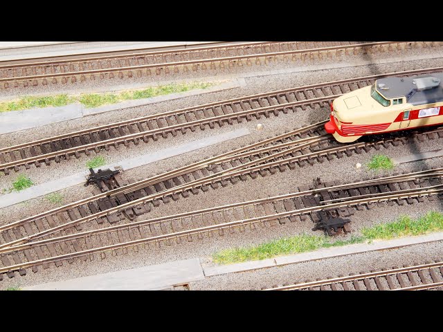 N gauge realistic point machine parts - YouTube