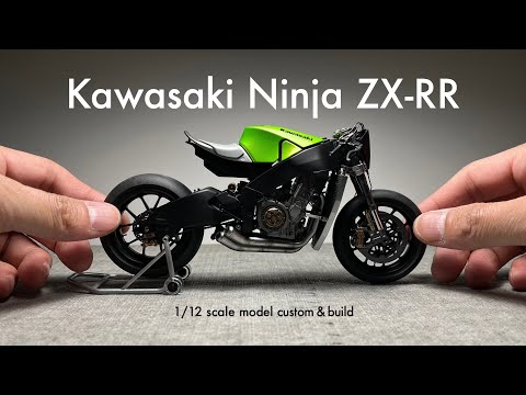 Building Tamiya 1/12 Kawasaki Ninja ZX-RR Scale Model Custom - YouTube