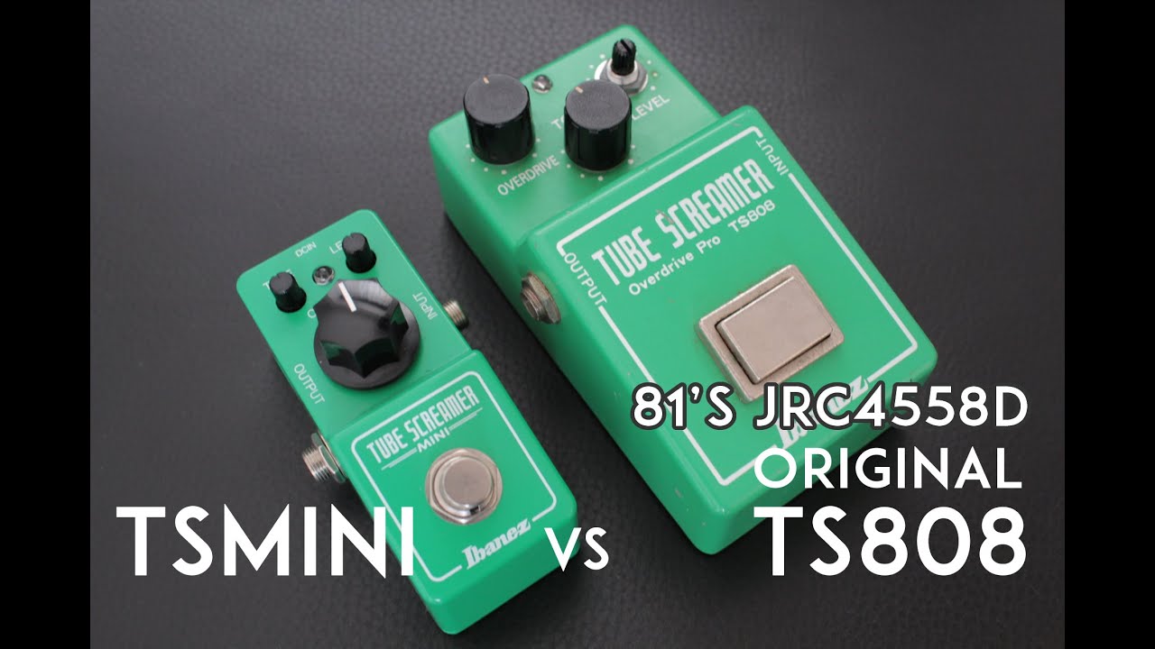 Ibanez TS Mini vs original 1981 TS808【Supernice!エフェクター