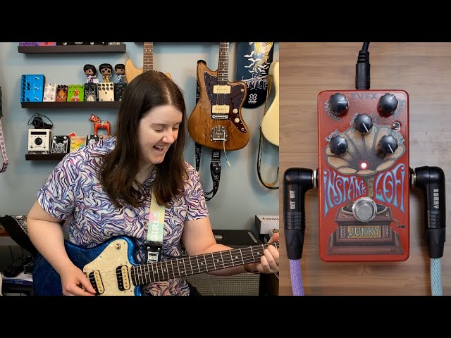 Zvex Instant Lo Fi Junky 25th Anniversary on Guitar and Bass - YouTube