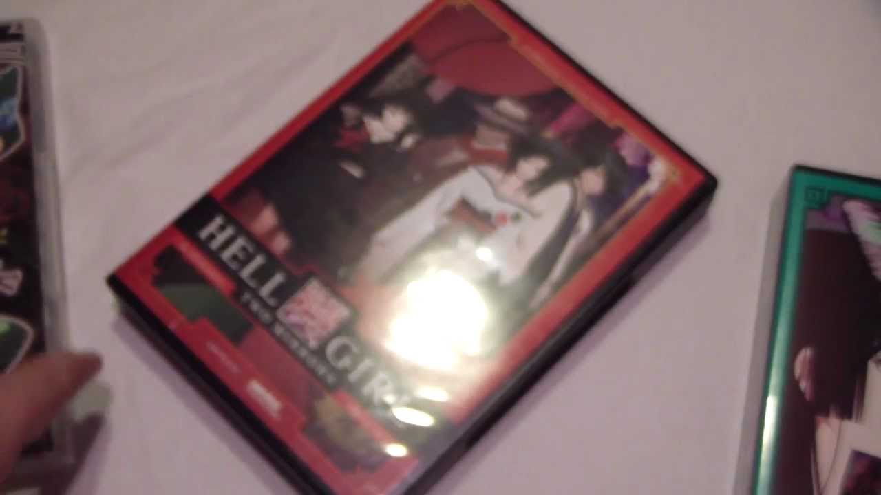 Hell GIrl Complete Series Seasons 1 2 & 3 Dvd Collection Unboxing