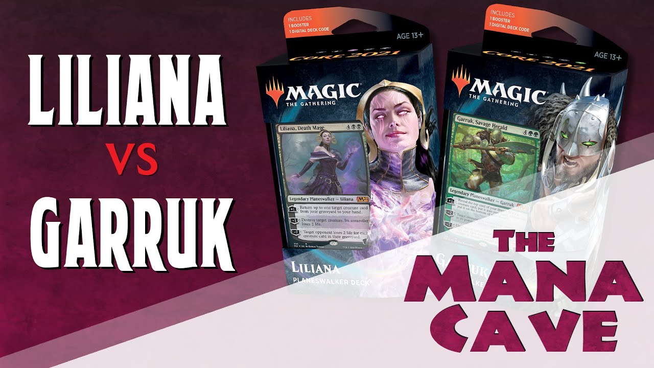 Garruk Vs Liliana Duel Deck Unboxing - YouTube
