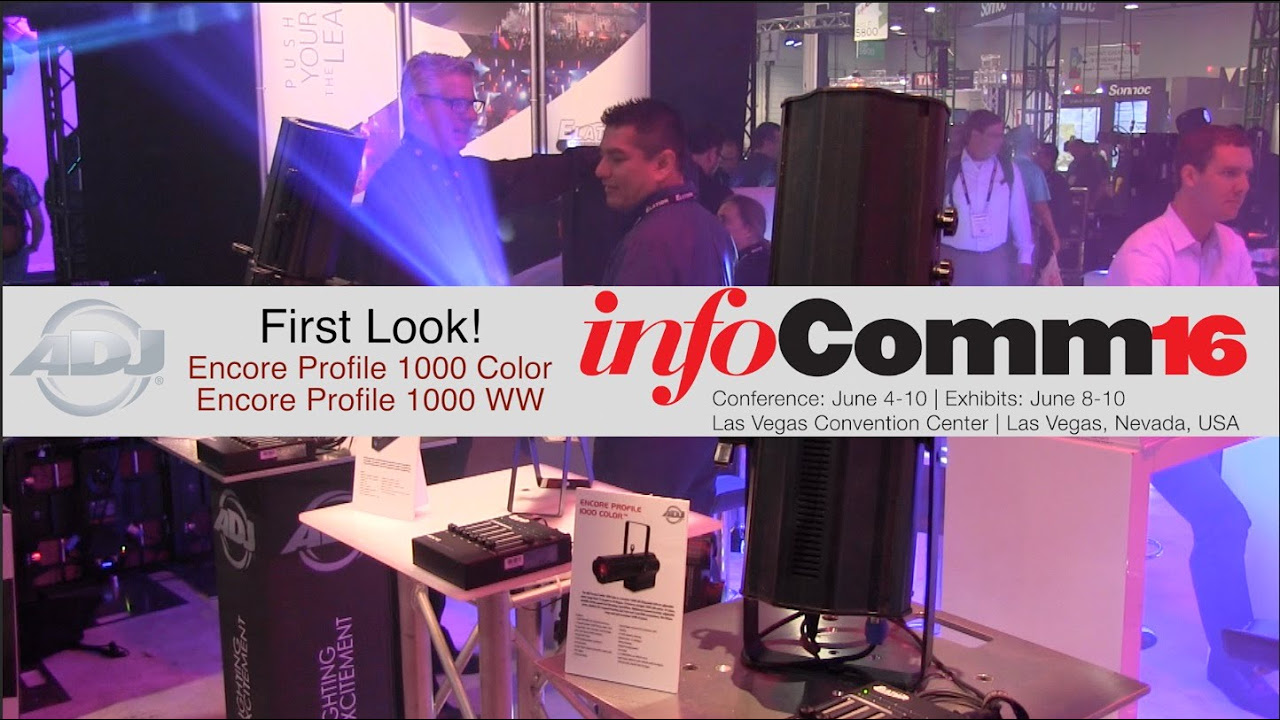 ADJ First Look: Encore Profile 1000 Color & Encore Profile 1000 WW