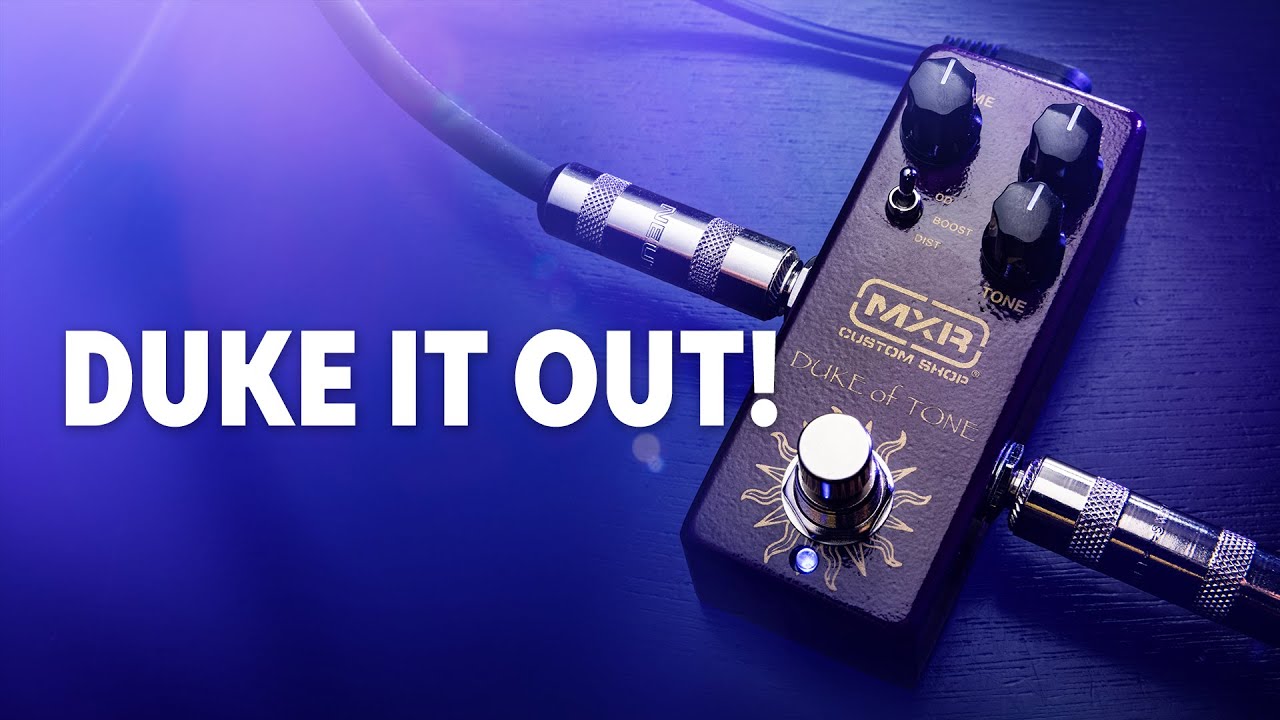 MXR Duke of Tone Pedal Demo - YouTube