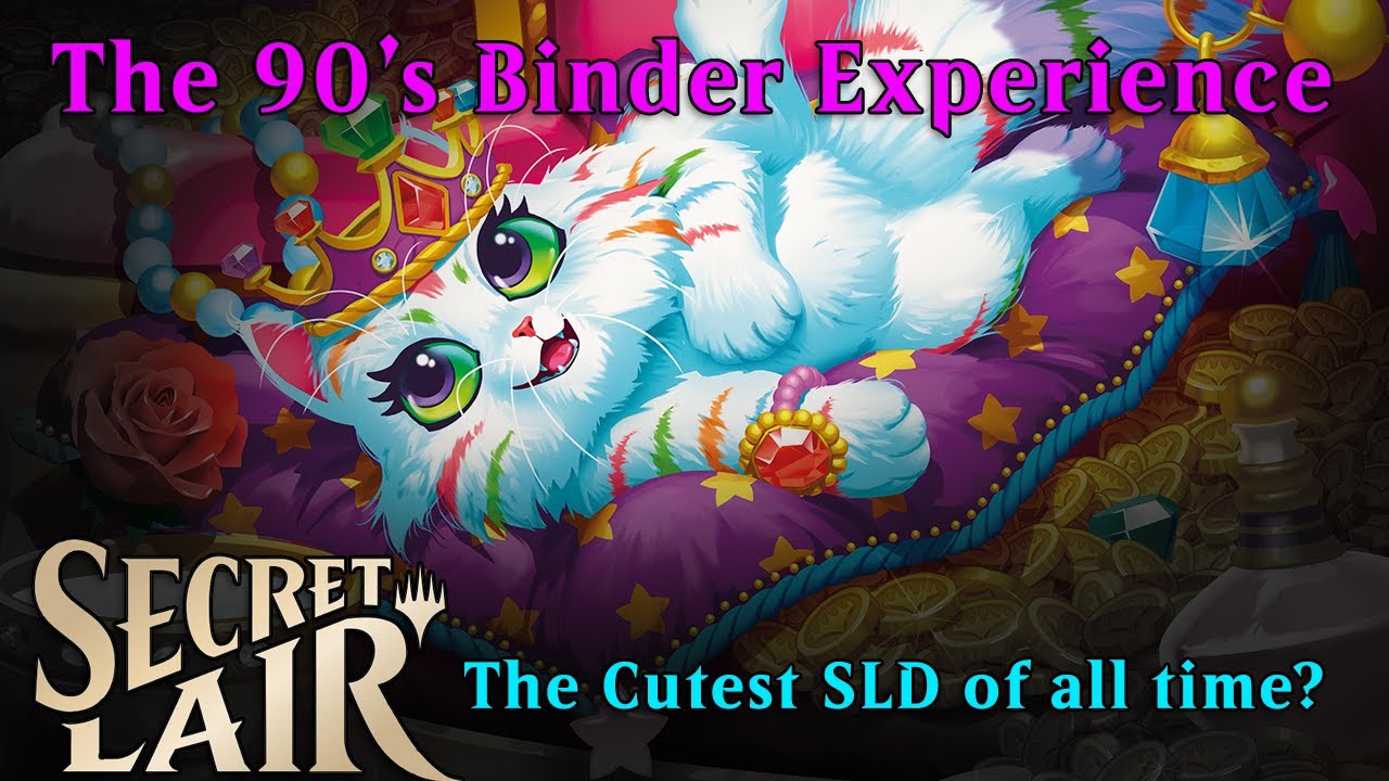 MTG: Secret Lair Drop | The 90's Binder Experience 🌈 - YouTube