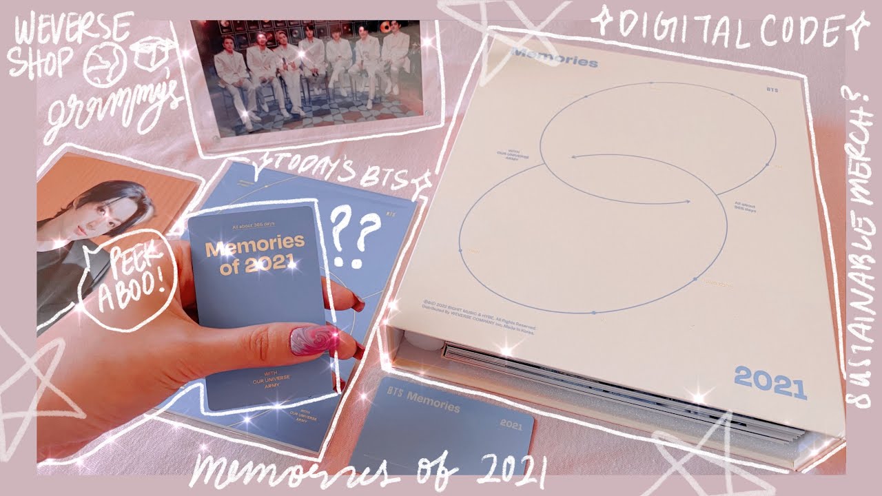 UNBOXING] BTS Memories of 2021 Digital Code | Weverse Shop POB