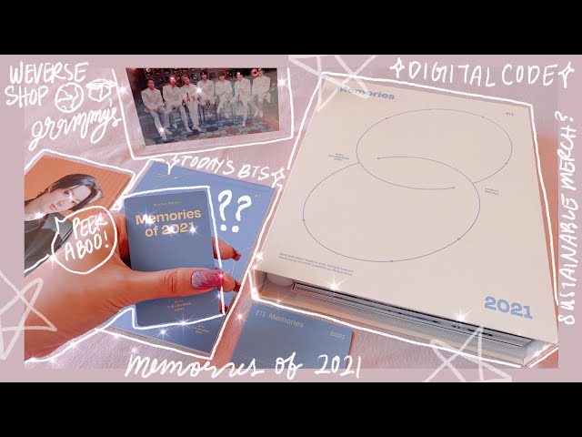 UNBOXING] BTS Memories of 2021 Digital Code | Weverse Shop POB