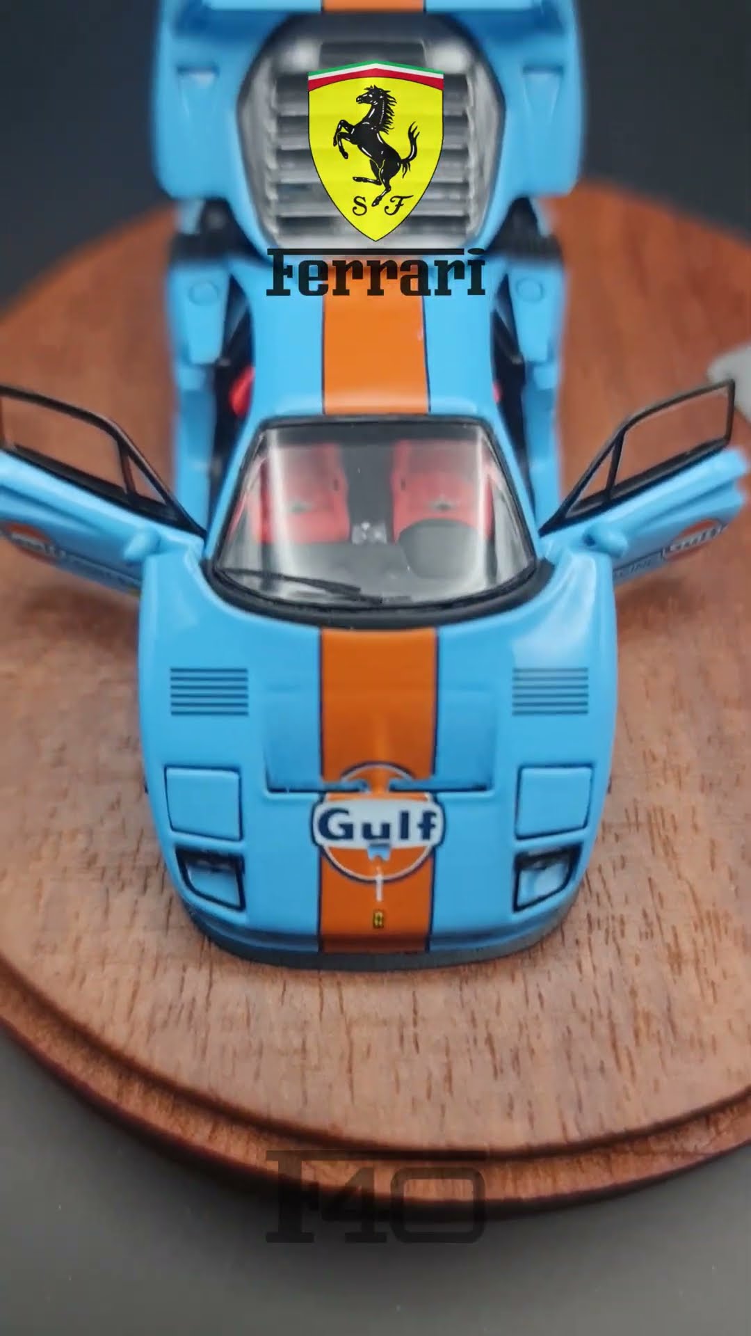 Super Detailed Ferrari F40 Gulf edition. | 1:64 PGM | #shorts
