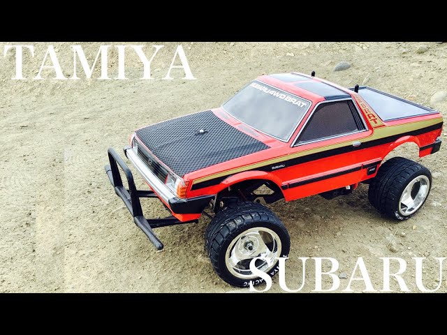 ラジコン】タミヤ スバル ブラット の タイヤ を交換したら 全然