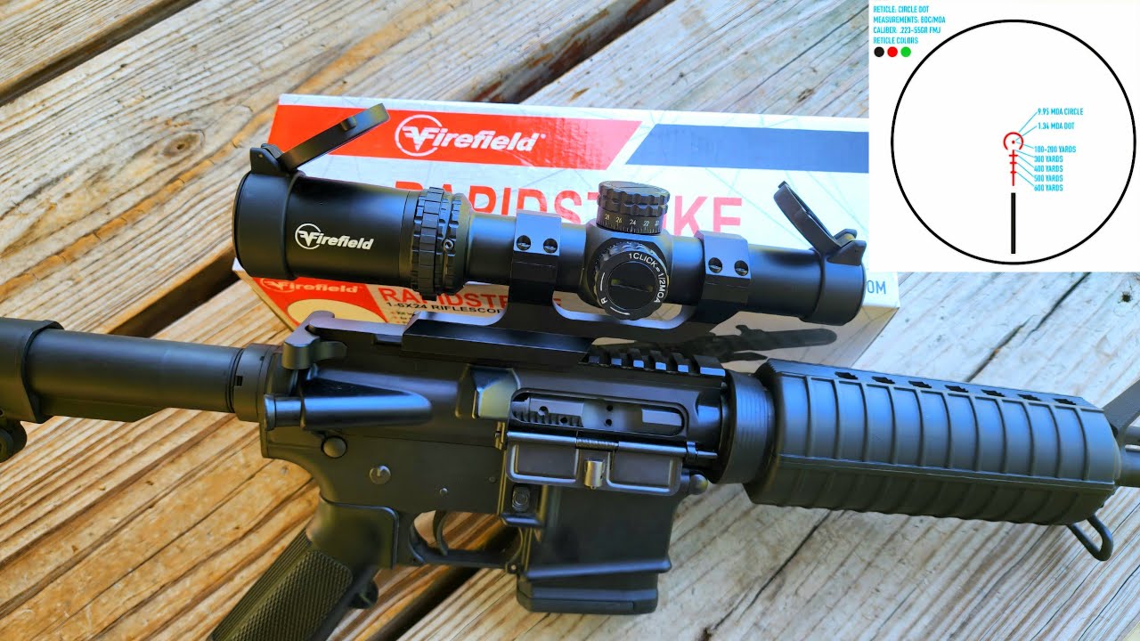 Firefield Rapidstrike 1-6x24 LPVO Scope Review & Shoot - YouTube