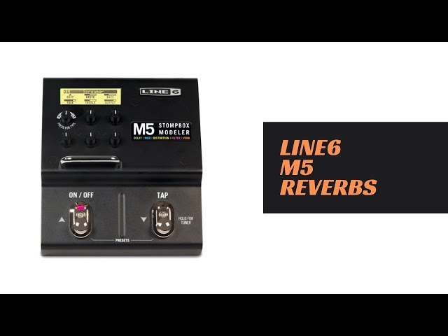 Line-6 M5 Stompbox Modeler (Reverb) | 🎧 Complete Demo Test