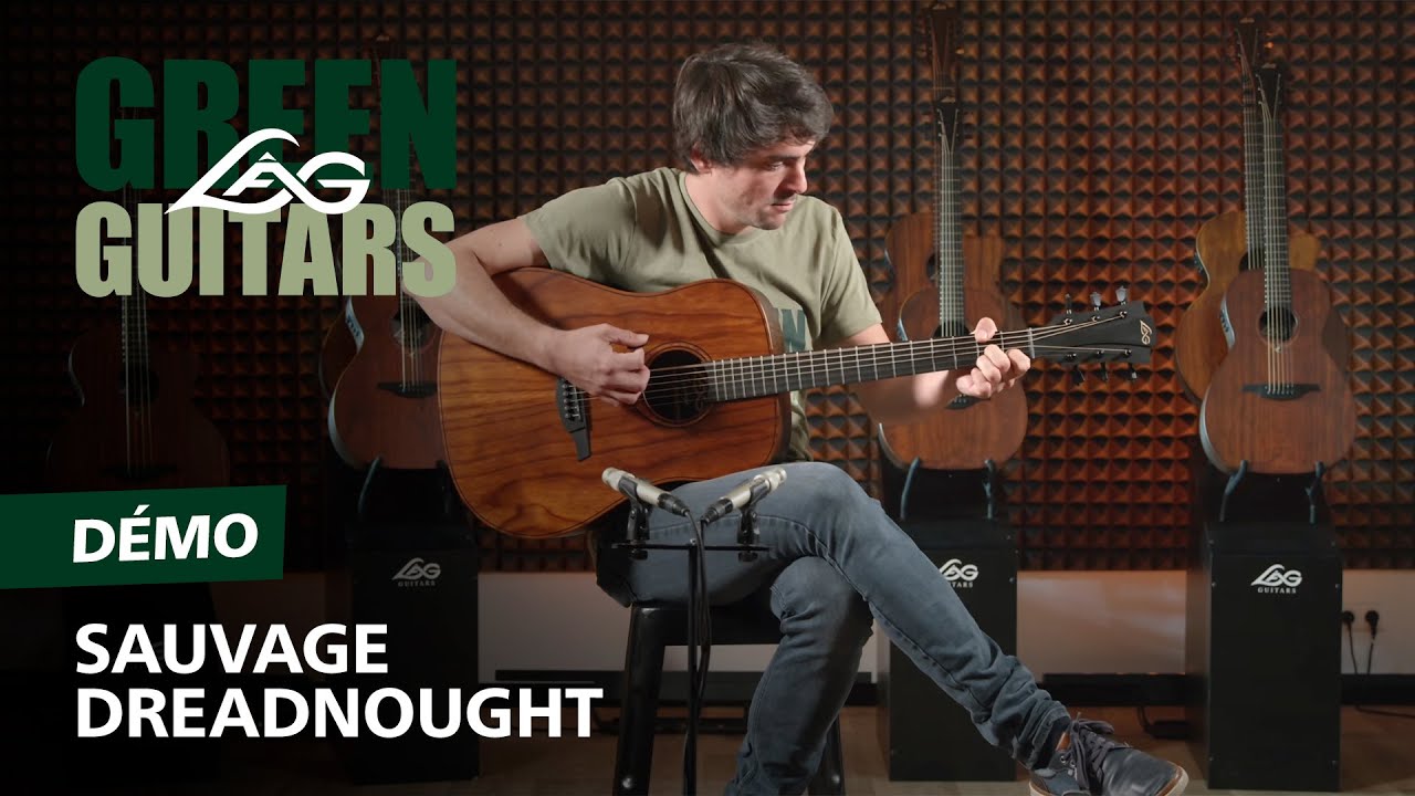 LÂG SAUVAGE-D｜Green Guitarsのエコなドレッドノート