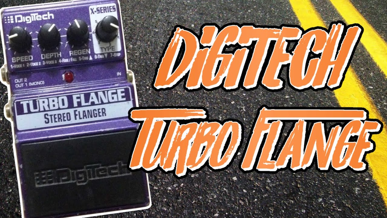 The Digitech Turbo Flange has 7 Crazy Flange Sounds - YouTube
