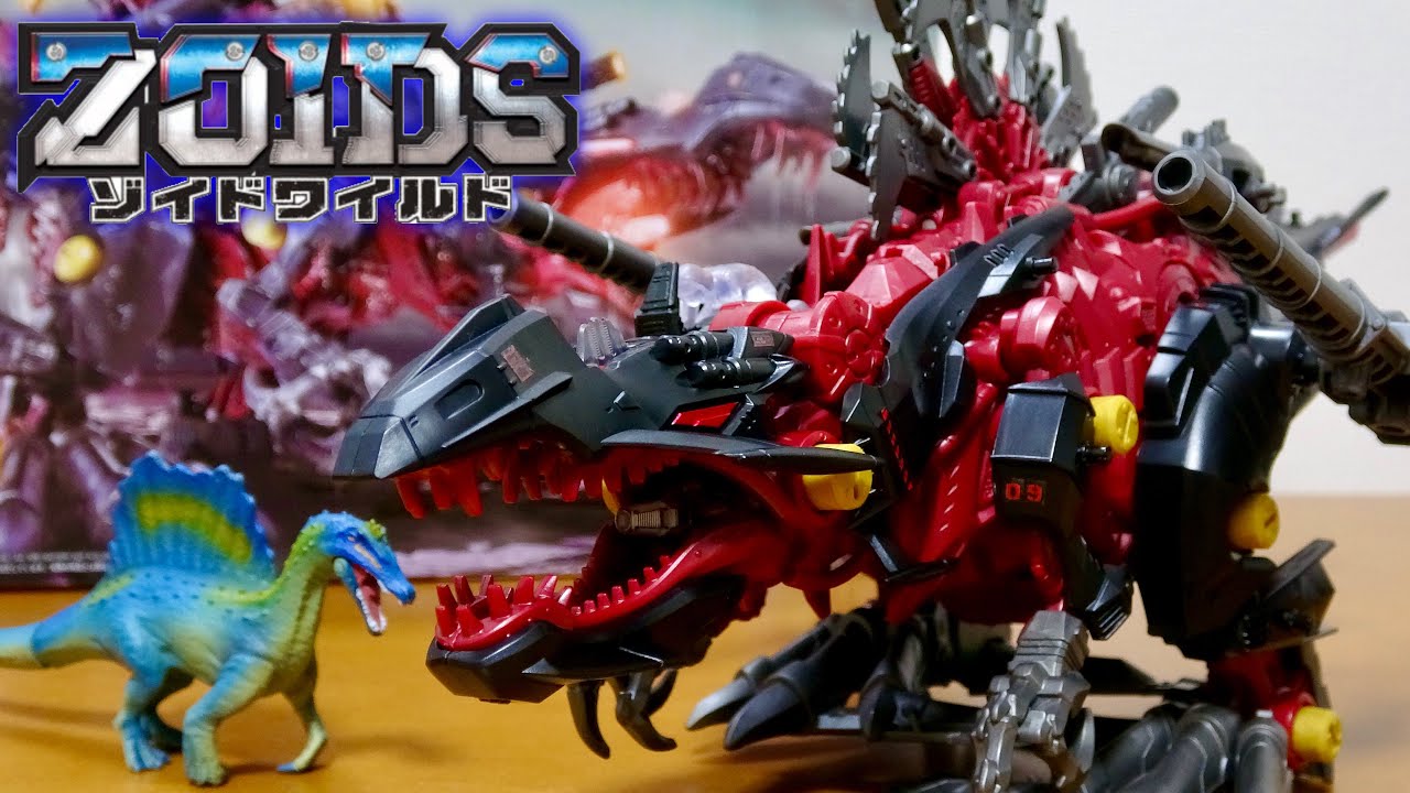 ゾイドワイルド ジェノスピノ スピノサウルス種 ZW33 組み立てレビュー