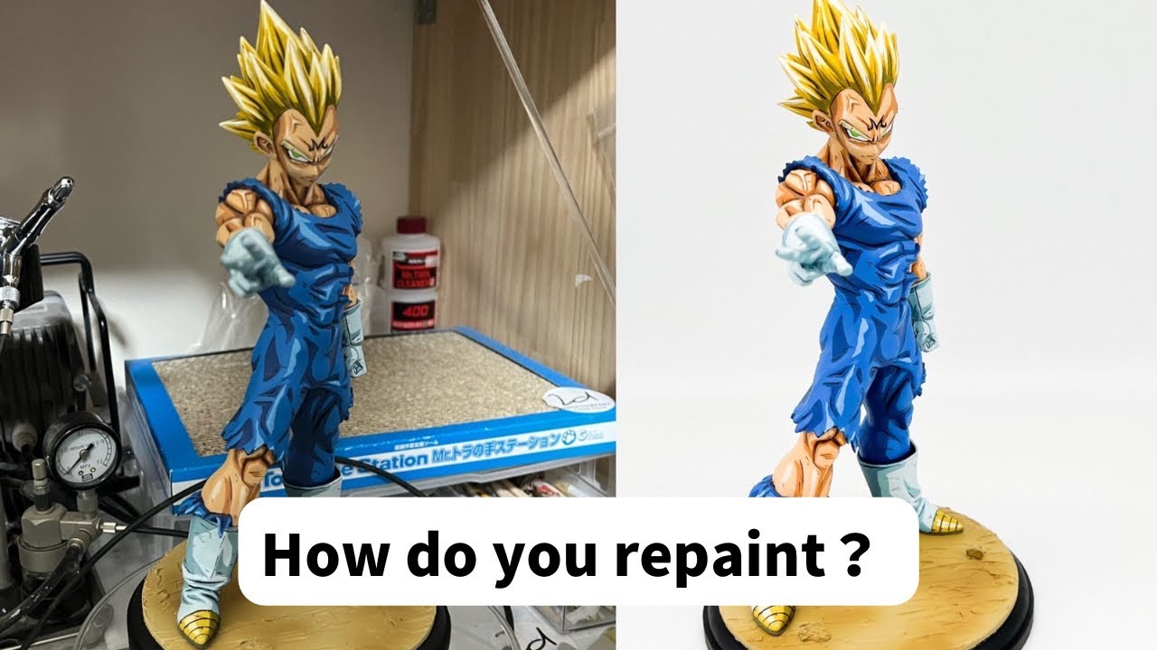 ベジータリペイント動画/Vegeta Repaint】How do you repaint