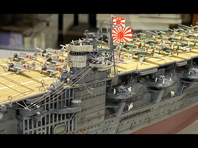 空母 赤城（ハセガワ1:350） IJN AKAGI(HASEGAWA) - YouTube
