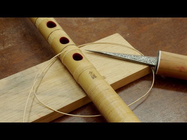 篠笛の製作工程（竹林から工房まで） - YouTube