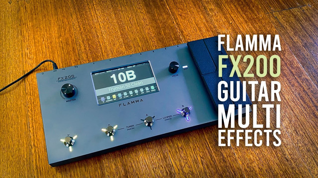 🎸FLAMMA FX200 Guitar Multi Effects – Flamma Innovation