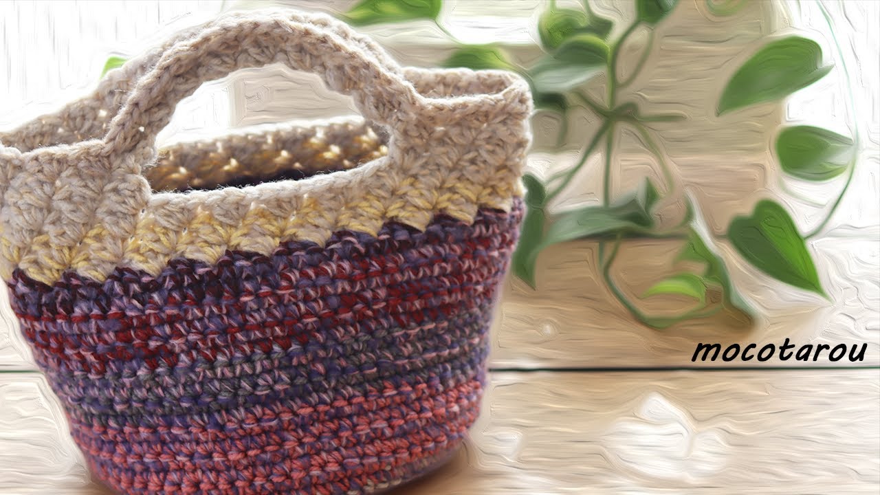 Crochet Bag of 3-strand - DIY Tutorial - YouTube