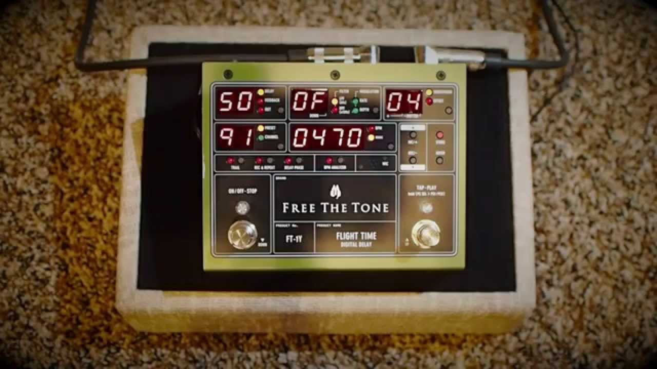 Free The Tone FT-1Y Flight Time Digital Delay - YouTube
