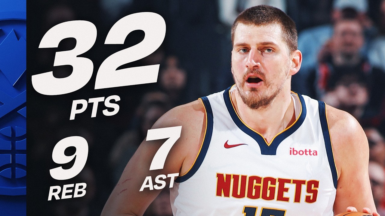 Nikola Jokić's Masterful 32-9-7 Performance in Win | February 20