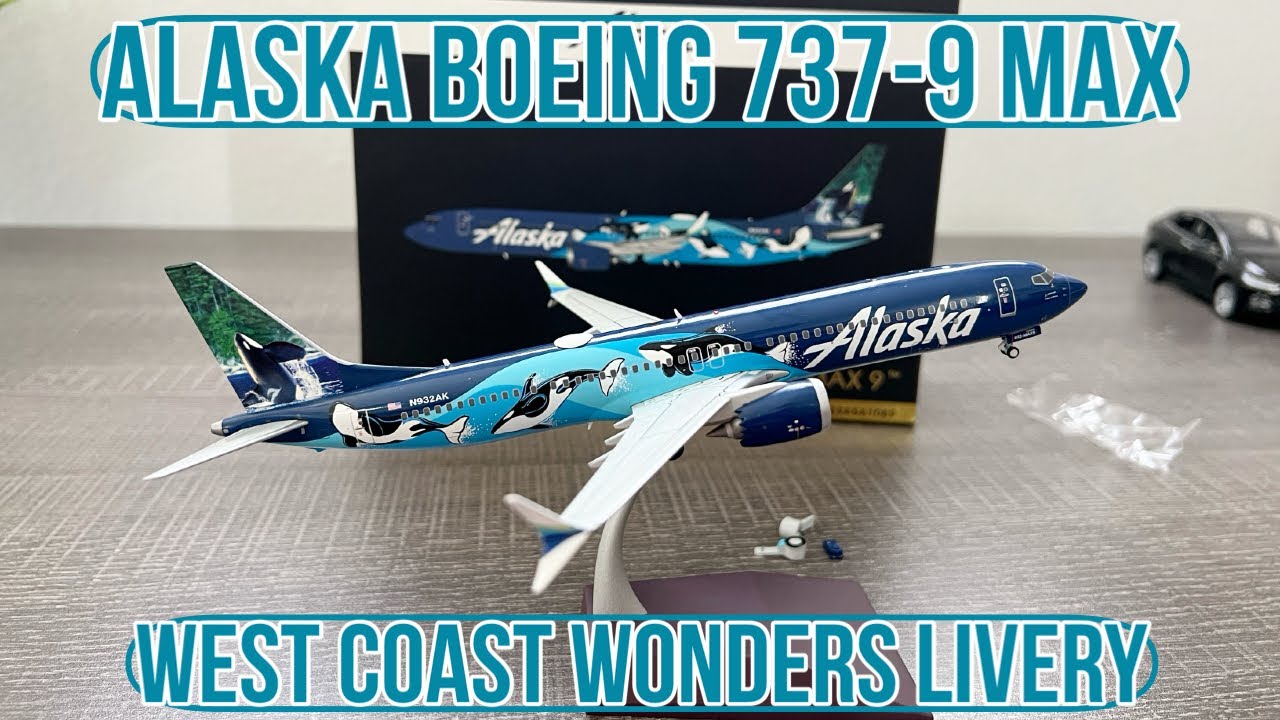 Gemini 200 Alaska Boeing 737 MAX 9 (West Coast Wonders Livery