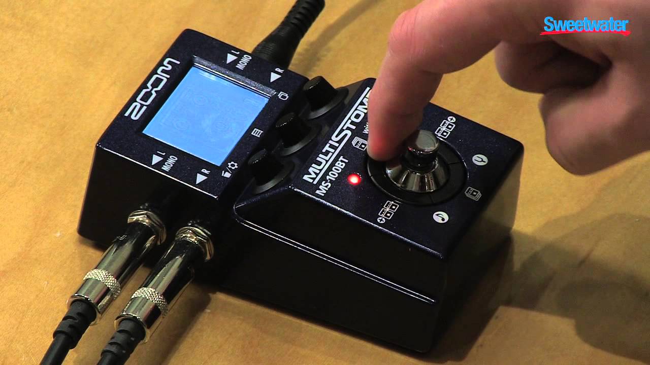Zoom MS-100BT MultiStomp Programming Tips — Daniel Fisher - YouTube