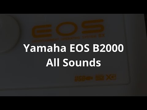 Yamaha EOS BX - All Sounds - YouTube