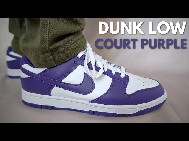 NIKE DUNK LOW COURT PURPLE REVIEW & ON FEET - THESE ARE CLEAN