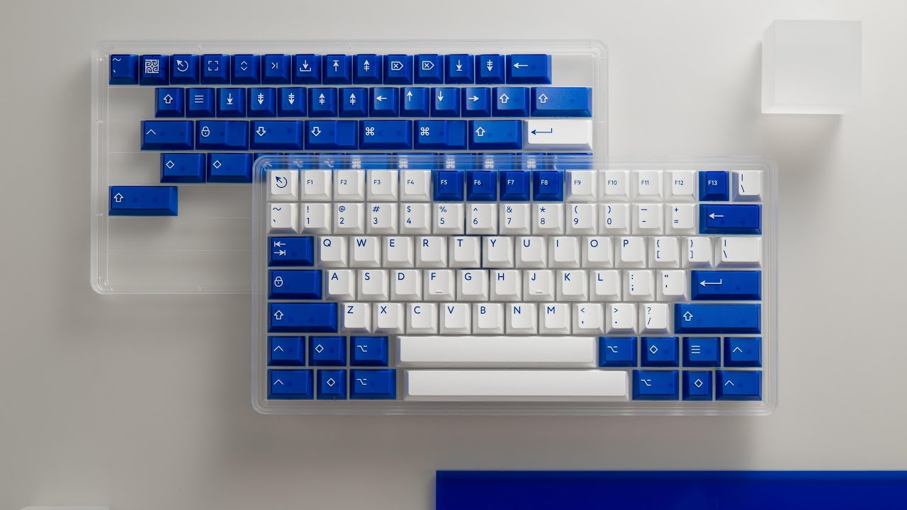 PBTfans Klein Blue R3/Modern Japanese Desko/Tofu TKL - YouTube