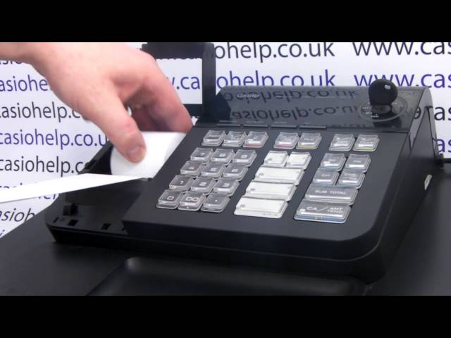 Casio SE-S10 / PCR-T280 Cash Register Set Up Out The Box First Use