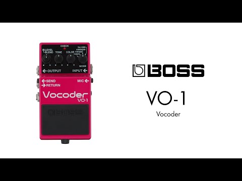 エフェクター 試奏動画】BOSS VO-1 Vocoder ボコーダー - YouTube