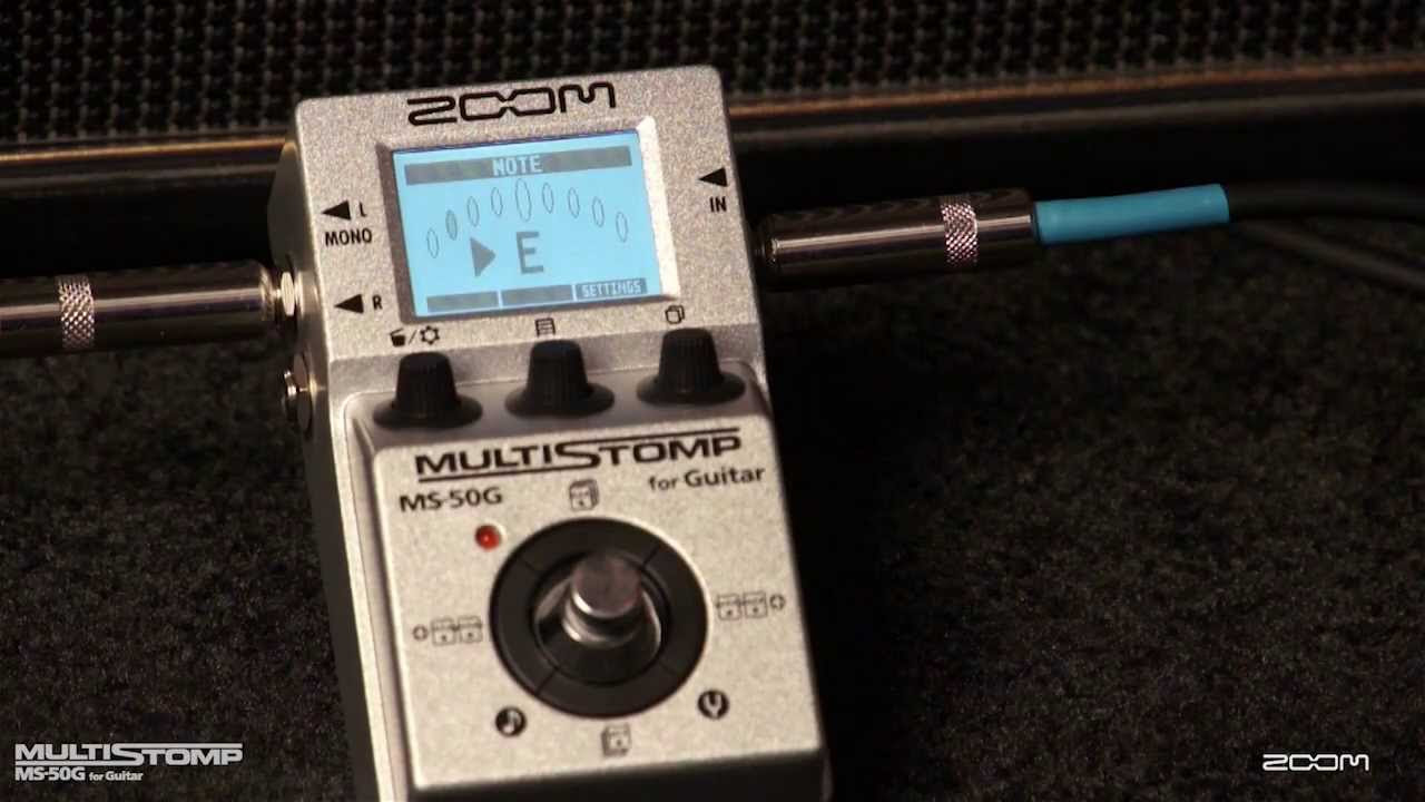 MultiStomp MS-50G for Guitar (日本語字幕付き) - YouTube