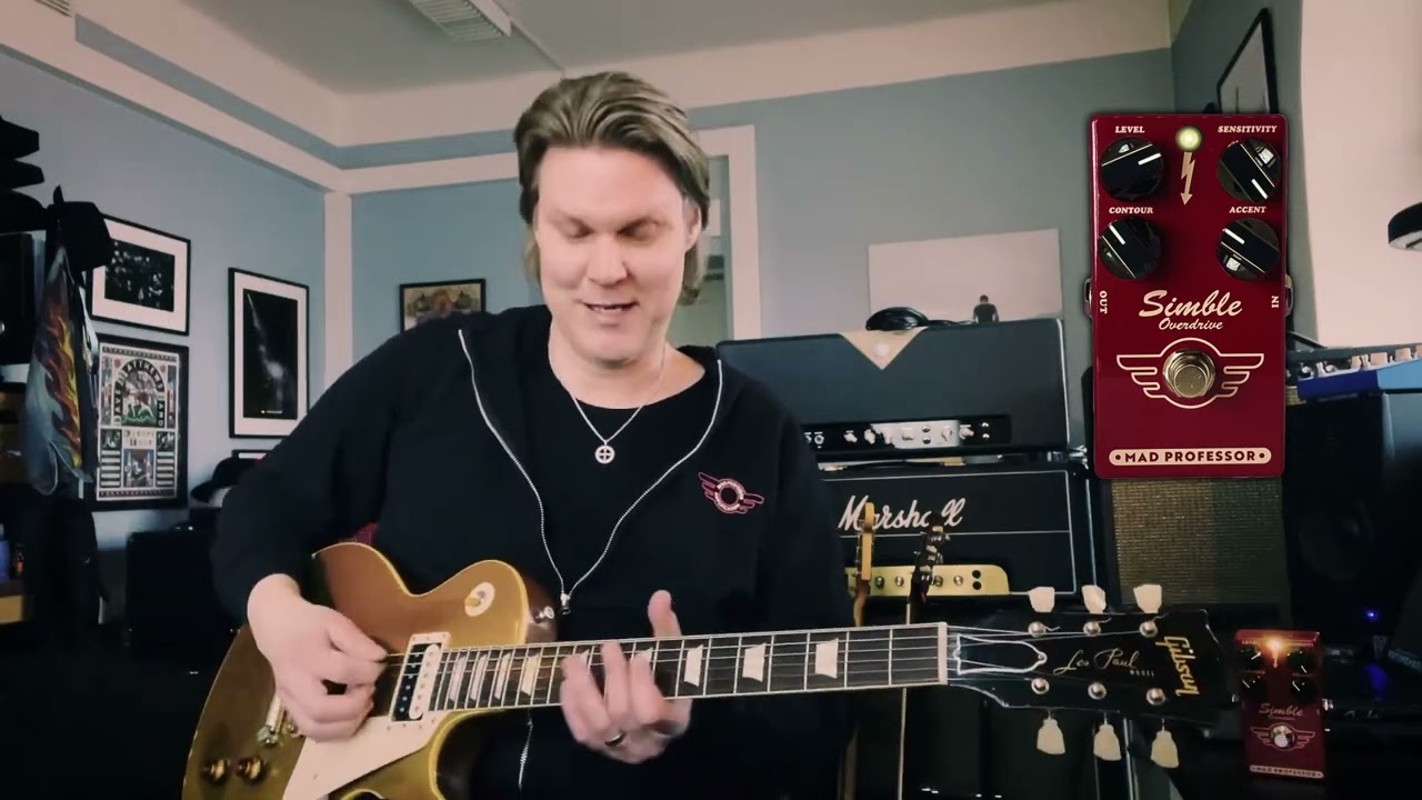MAD PROFESSOR Simble overdrive Mk2 デモ動画 - YouTube