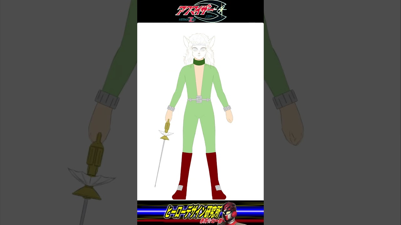 アクマイザー3 ダルニアを描く！ #昭和特撮 #東映特撮 #drawing