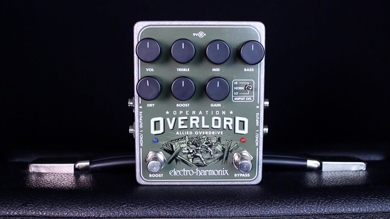 Electro-Harmonix Operation Overlord Overdrive Pedal - YouTube