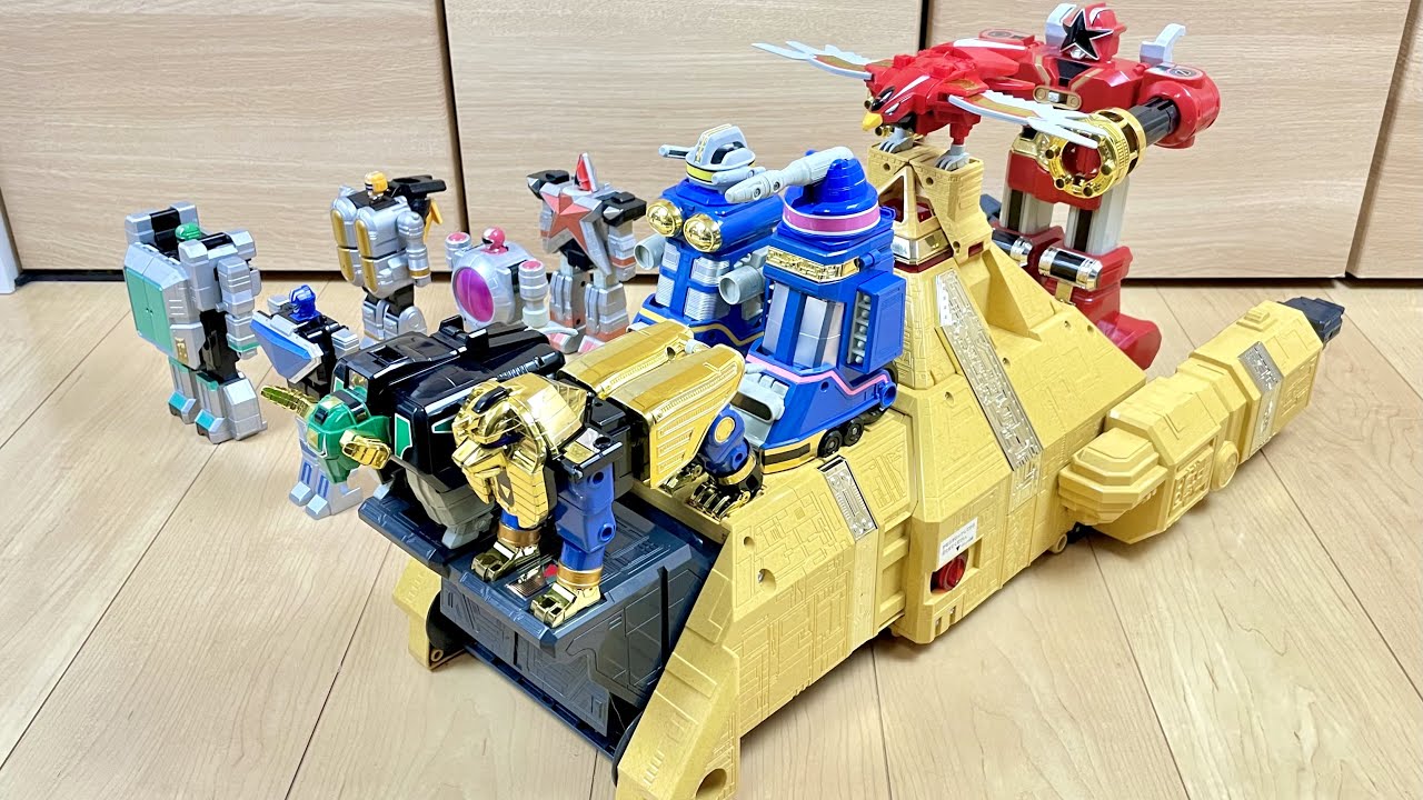 1995年】超力戦隊オーレンジャー PowerRangersZeo【ASMR Toys】 - YouTube