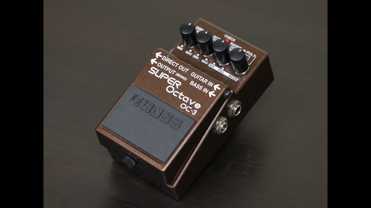Boss OC-3 Super Octave Demo - YouTube