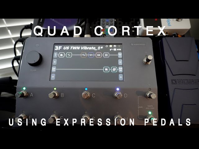 QUAD CORTEX | USING EXPRESSION PEDALS - YouTube