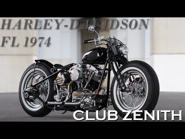 ハーレーダビッドソンのオールドスクールチョッパー】CLUB ZENITH