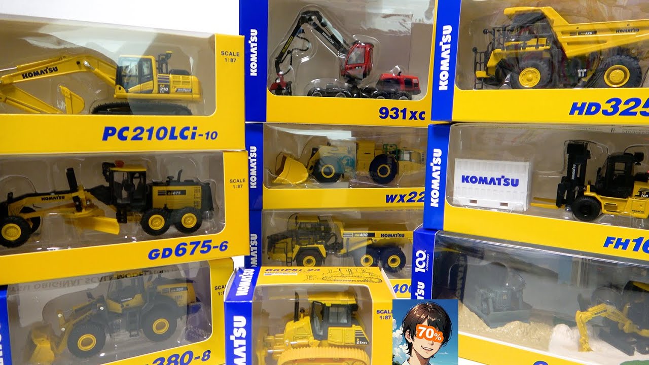 I found a high-quality construction machinery miniature car