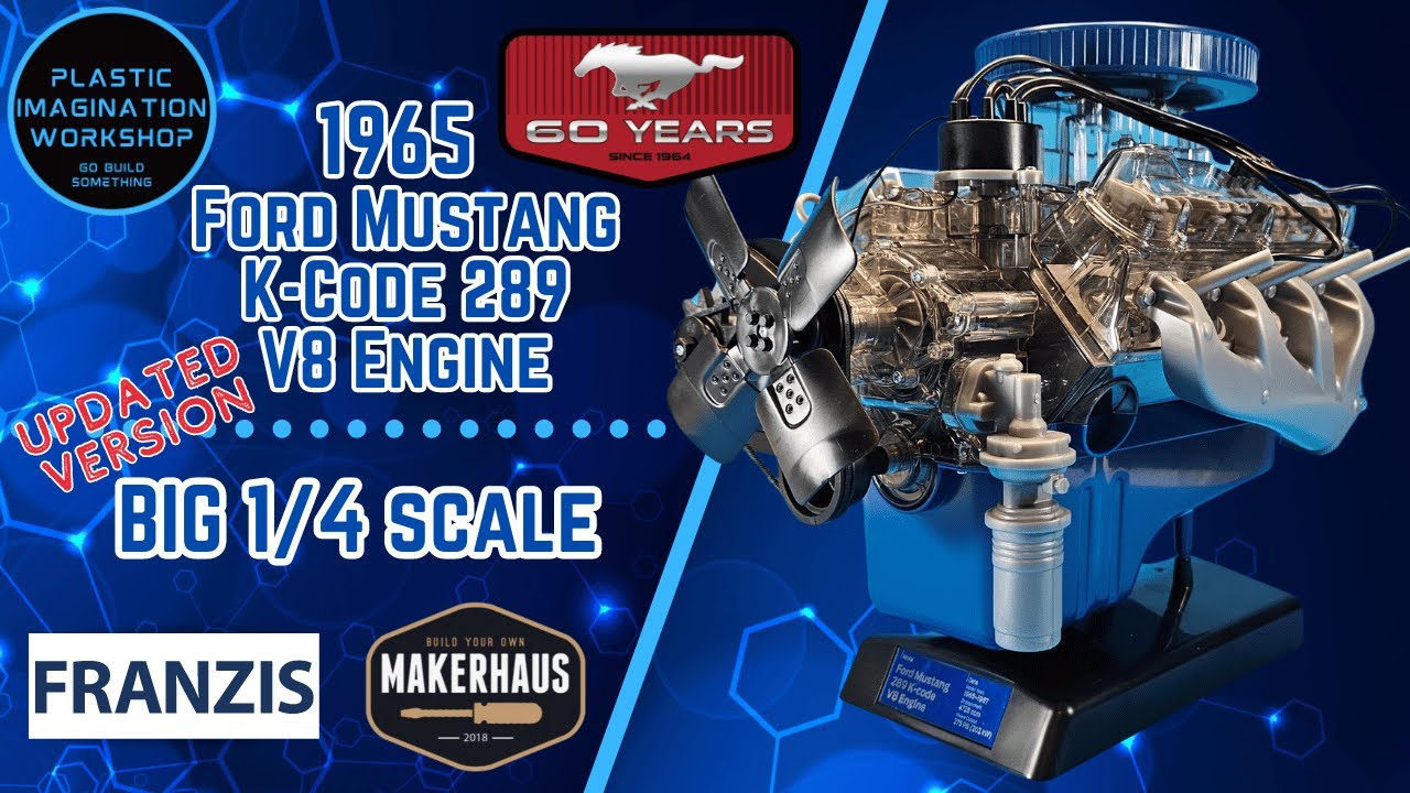 Latest Edition of the 1/4 scale Ford Mustang V8-Engine - Full